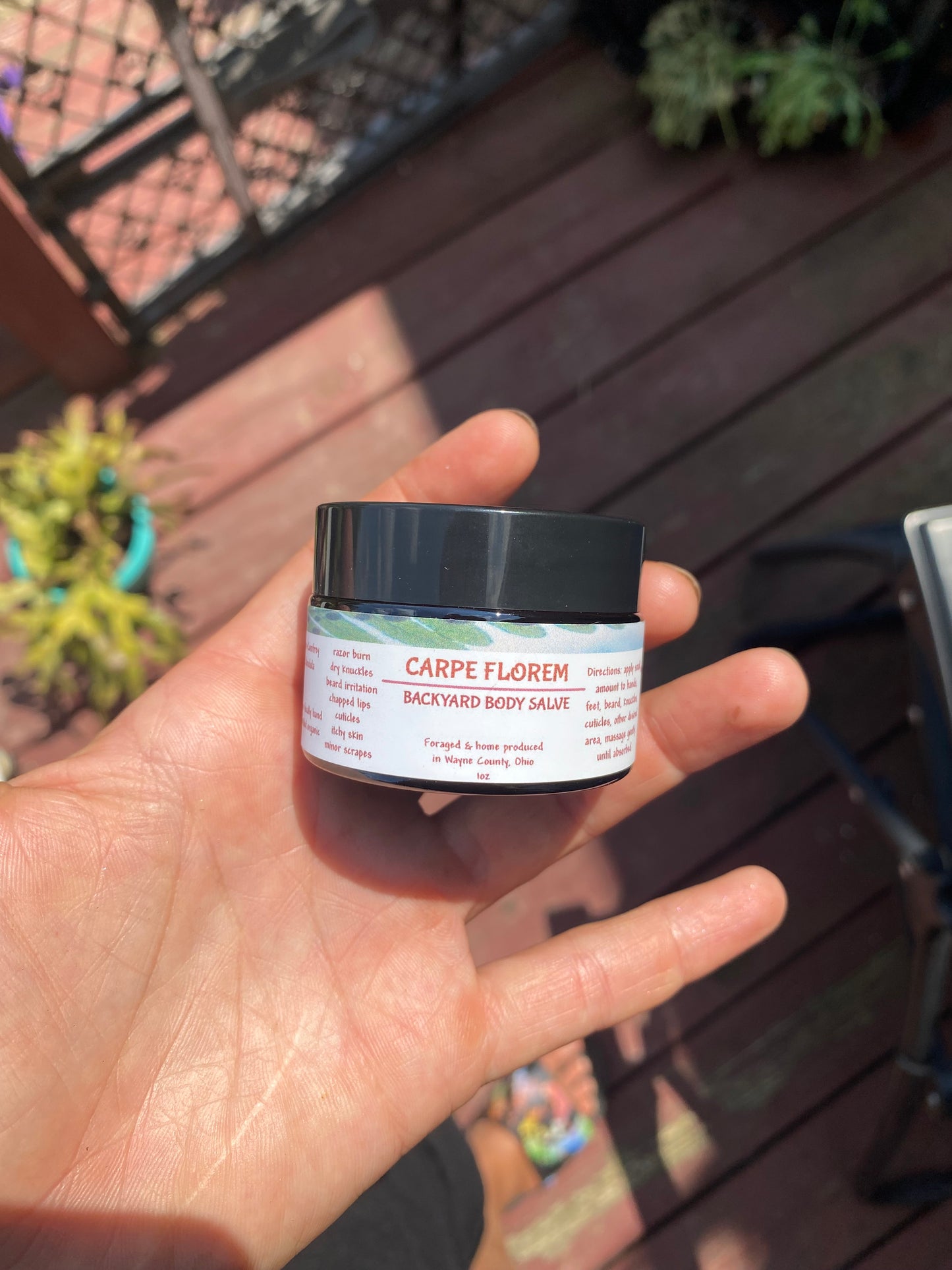 Backyard Body Salve